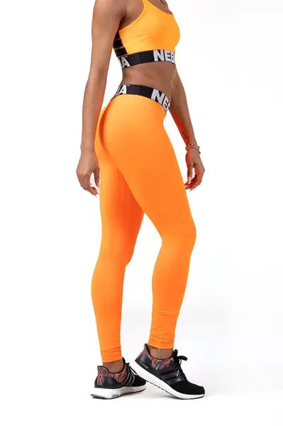Nebbia Squad Hero Scrunch Butt legíny 528, S, oranžová