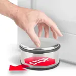 Zarážka dveřní, Ø 110 x 60 mm, 1,1 kg, nerez design