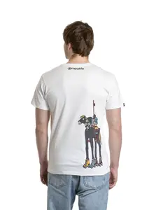 Meatfly pánské tričko Horse White | Bílá | Velikost XL | 100% bavlna