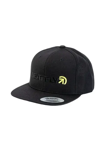 Meatfly kšiltovka Skipper Snapback Black | Černá | Velikost One Size
