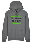 Fox pánská mikina X Kawi Fleece Po Heather Graphite | Šedá | Velikost XL