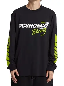 Dc shoes pánské tričko Shoe Co Racing Black | Černá | Velikost M