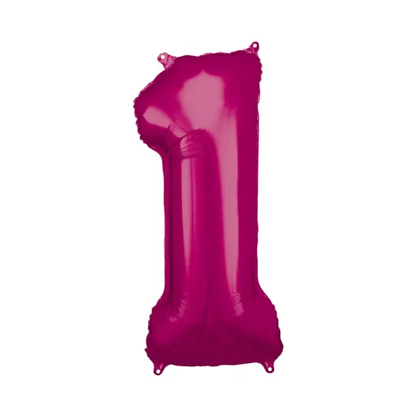 Fóliový balónik magenta č.1 ALBI