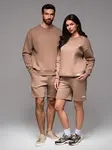 Ombre UNISEX tracksuit set sweatshirt + shorts