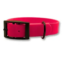 PafDog® Voděodolný gumový obojek pro psy RŮŽOVÝ - šířka 2cm PAF-553