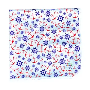 GaGa's pleny Přebalovací podložka Kotvy červené