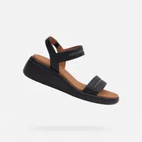 Černé dámské sandály Geox Meliconia - Dámské