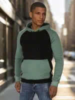 Bluza męska basic z kapturem czarna Dstreet