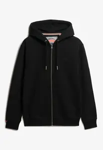 Superdry & Co Tepláková bunda 'Essential'  čierna