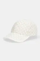 Bavlněná baseballová čepice Calvin Klein béžová barva, LV04F5036G