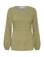 SAINT TROPEZ Blúzka 'Gisla'  béžová / jablková