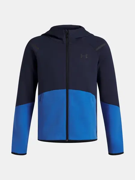 Under Armour UA B Unstoppable Flc FZ-BLU Boys' Sweatshirt - Boys