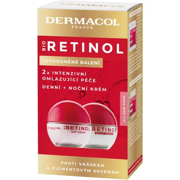Dermacol Bio Retinol denní a noční krém DUO BALENÍ