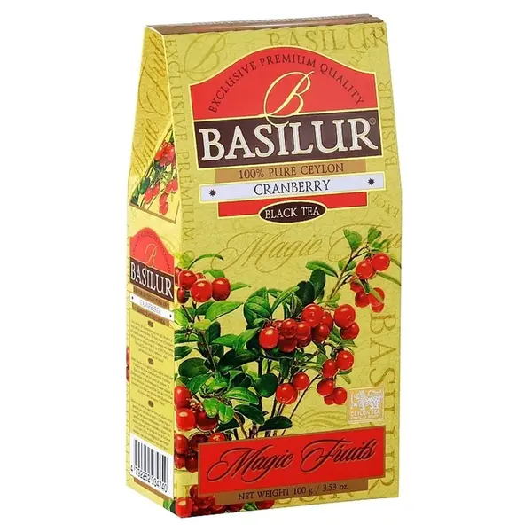 BASILUR Magic Fruits Black Cranberry černý čaj 100 g