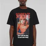 Men's T-shirt Scarface Don't call me baby Heavy Oversize - black