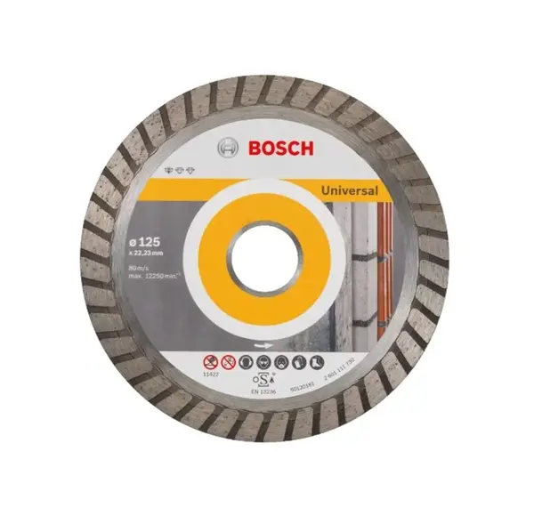 Bosch Príslušenstvo - Súprava diamantových rezných kotúčov 125x22,23 mm, 10 ks 2608603250