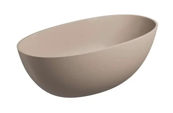 OMNIRES Shell M+ - Voľne stojaca vaňa, 148x75 cm, matná béžová SHELL148WWDB