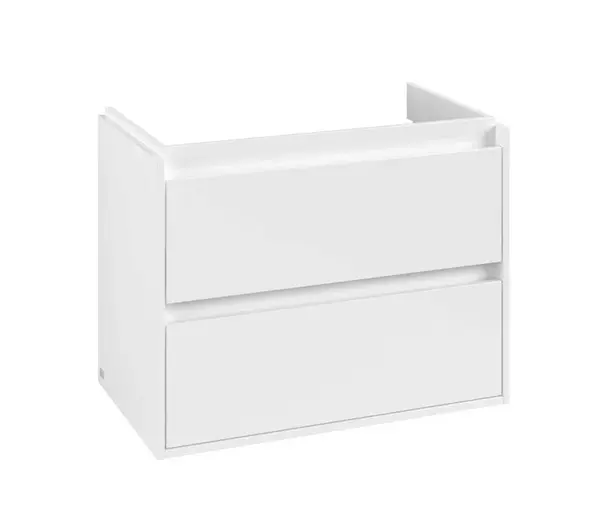 Villeroy & Boch Skyla - Umývadlová skrinka, 77x60x44 cm, 2 zásuvky, Brilliant White C79800VE