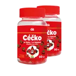 GS Céčko se šípky, želatinky bez cukru, 2 × 50 ks
