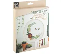 Sada na vyšívání - Květiny a včely