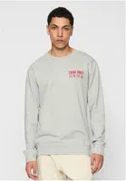 Pouze hotovost Crewneck šedá