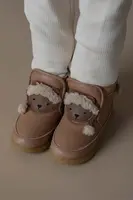 Zimní boty Donsje Abbus Shoes Christmas Bear béžová barva, 1500105