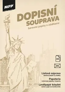 Dopisní papír barevný LUX 5+10 (New York)