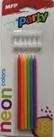 Dortové svíčky MFP neon 12ks 12,5cm
