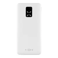 Powerbank FIXED Zen 10 s LCD displejem a výstupem PD 20W 10 000 mAh, bílá