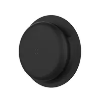 Nalepovací silikonové pouzdro FIXED Silky Sticker pro Apple AirTag, double pack, černá