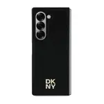 Zadní kryt DKNY PU Leather Repeat Pattern Stack Logo MagSafe pro Samsung Galaxy Z Fold6, černá