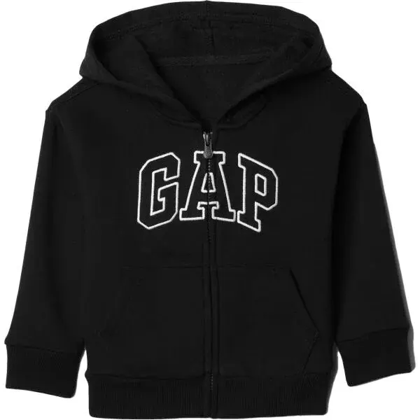 GAP V-LOGO FZ Dětská mikina, černá, velikost 4Y