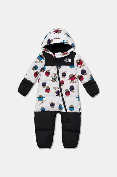 Overal pre bábätká The North Face BABY 1996 RETRO NUPTSE ONE PIECE -PRINT