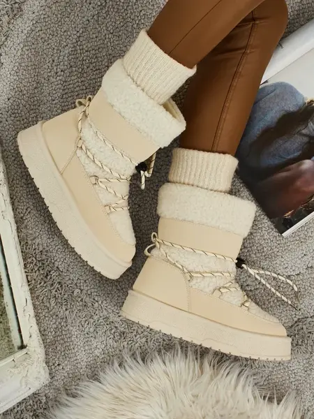 Resti Women's snow boots Quill Haven cream