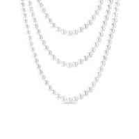 Dlhá perlová šnúra zo sladkovodných perál KLENOTA