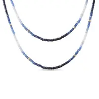 Zafírový náhrdelník Boho zo zlata KLENOTA