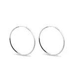 Zlaté náušnice - kruhy 25 mm KLENOTA