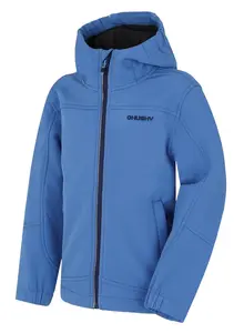 Husky  Simbo K light blue, 134 Detská softshell bunda