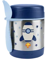SKIP HOP Spark Style Termoska na jídlo se lžičkou/vidličkou Raketa, 3r+ 325 ml