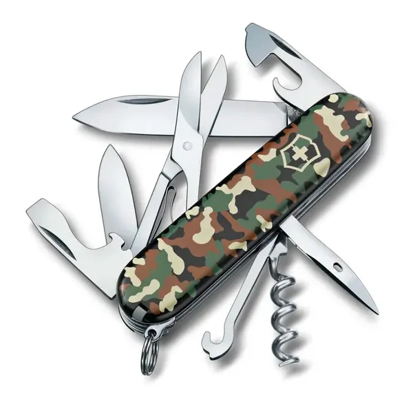 VICTORINOX - Střední kapesní nůž Climber, 14 funkcí, maskovací 1.3703.94
