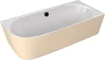 Polysan Sussi - Vana 160x71 cm, pravá, matná béžová/bílá 90191R.82
