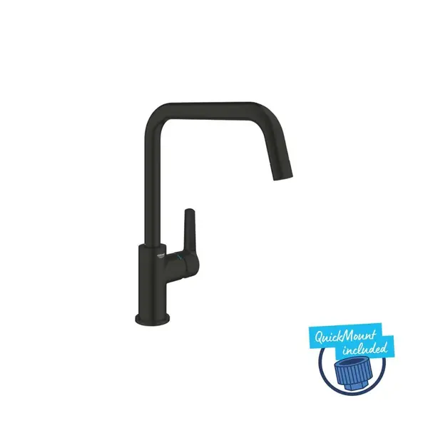 Grohe QuickFix Start - Dřezová baterie, matná černá 1012422430