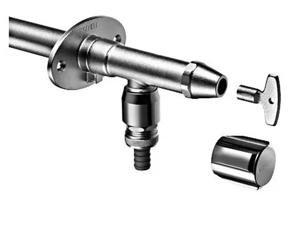 Schell - Venkovní nezámrzný ventil, s přivzdušňovačem, matný chrom 039960399ROZ4