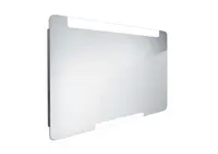Nimco Zrcadla - Zrcadlo s LED osvětlením, 120x70 cm, hliník ZP 22006