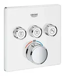 Grohe Grohtherm SmartControl - Termostatická vanová baterie pod omítku se 3 ventily, měsíční bílá 29157LS0