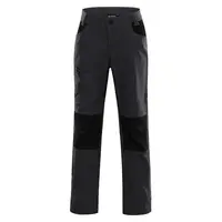 Dětské softshellové kalhoty alpine pro akano tmavě šedá 140-146