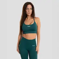 Dámská bezešvá sportovní podprsenka exalted impact core 2.0 zelená l