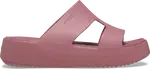 Dámské pantofle crocs classic platform h-strap růžová 37-38