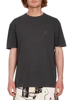 Volcom pánské tričko Solid Stone Emb Sst Black | Černá | Velikost XXL