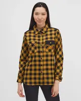 Dámská košile silvini briona černá/žlutá m